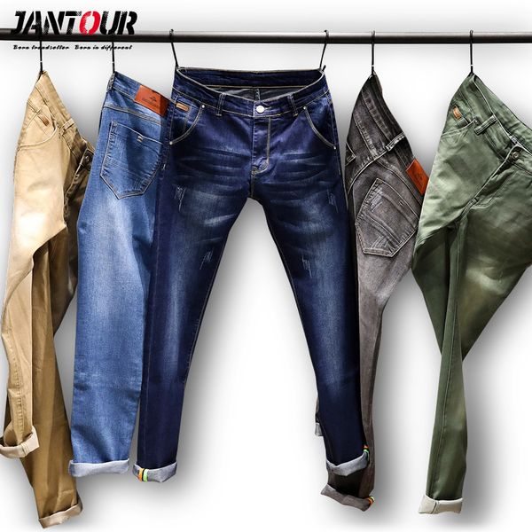 7 color men stretch skinny jeans mens fashion casual slim fit denim trousers male gray black khaki white pants men's brand 28-38, Blue
7 color men stretch skinny jeans mens fashion casual slim fit denim trousers male gray black khaki white pants men's brand 28-38, Blue