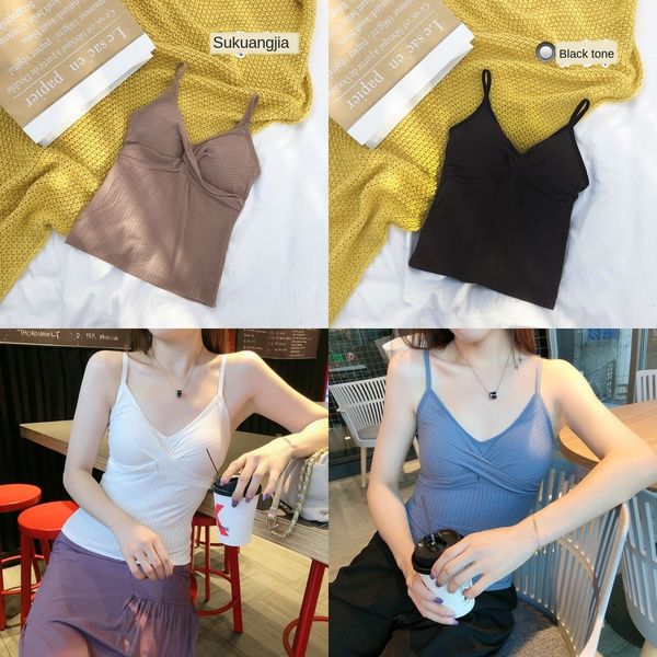 zb5da v-collar base same type of small vest vest heart machine 2.0 body shaping small heart machine camisole breathable outer wear vitality, White
zb5da v-collar base same type of small vest vest heart machine 2.0 body shaping small heart machine camisole breathable outer wear vitality, White