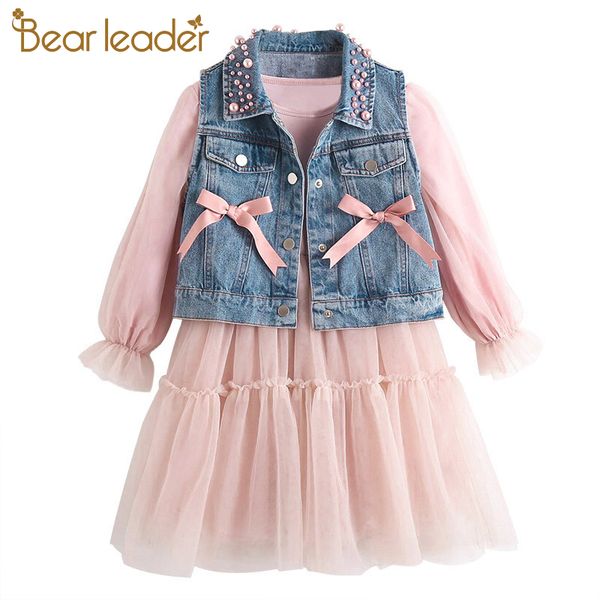 bear leader toddler kids girls clothes sets pearl denim vest tutu dresses suit children girls clothing princess birthday sets, White
bear leader toddler kids girls clothes sets pearl denim vest tutu dresses suit children girls clothing princess birthday sets, White