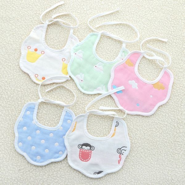 petal small new cotton six-layer saliva towel bib gauze lace-up small bib baby saliva towel cartoon round edge dining bag
petal small new cotton six-layer saliva towel bib gauze lace-up small bib baby saliva towel cartoon round edge dining bag