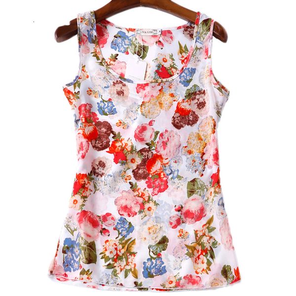 2020 blusas tank shirt vest camisole chiffon flower print women clothes china casual sleeveless camis regata feminina, White
2020 blusas tank shirt vest camisole chiffon flower print women clothes china casual sleeveless camis regata feminina, White