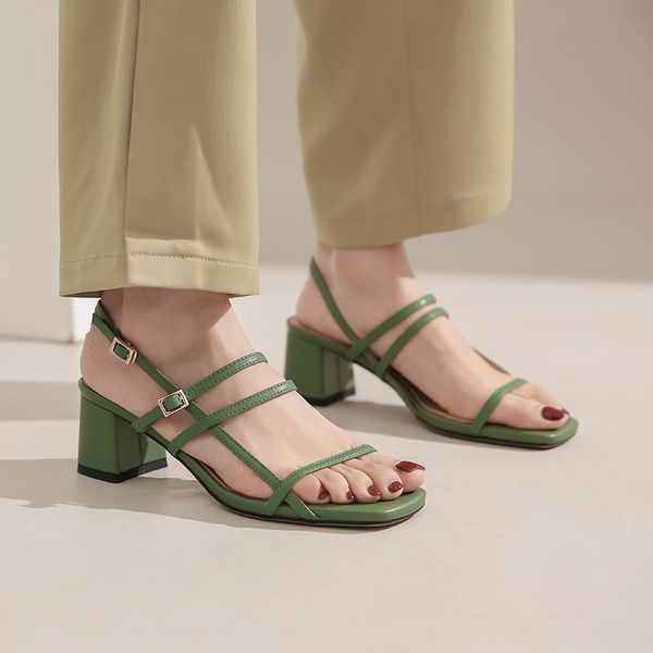 genuine leather buckle summer sandals for women 2020 fashion high heels pumps party working shoes woman size 41 42 43, Black
genuine leather buckle summer sandals for women 2020 fashion high heels pumps party working shoes woman size 41 42 43, Black