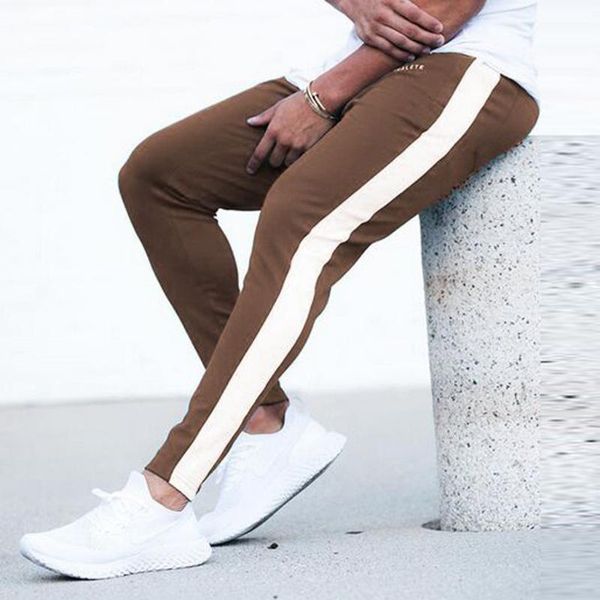 мужчины joggers спортивных брюки полосы тощего sweaterpants брюки простой плюс размер фитнес tracksuit мужская тренировка обучение спортивно, Black;blue
мужчины joggers спортивных брюки полосы тощего sweaterpants брюки простой плюс размер фитнес tracksuit мужская тренировка обучение спортивно, Black;blue