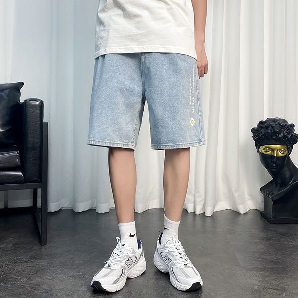 summer bull-puncher knickers male ins hong kong feng shui wash loose breeches han edition half straight five points, Blue
summer bull-puncher knickers male ins hong kong feng shui wash loose breeches han edition half straight five points, Blue