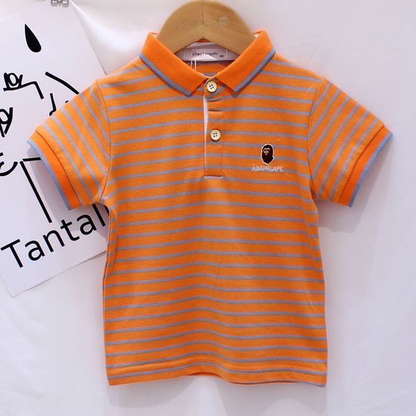 striped clothing clothes t-shirt trendy men's t-shirt casual cartoon lapel children's short sleeve children's clothing, Blue
striped clothing clothes t-shirt trendy men's t-shirt casual cartoon lapel children's short sleeve children's clothing, Blue