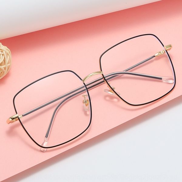 new korean plain women's glasses metal filament personalized square myopia frame glasses men's fashion kick-off, Silver
new korean plain women's glasses metal filament personalized square myopia frame glasses men's fashion kick-off, Silver