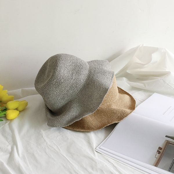 women's summer special hand woven straw straw beach large edge hat sunshade sun-proof basin hat, Blue;gray
women's summer special hand woven straw straw beach large edge hat sunshade sun-proof basin hat, Blue;gray