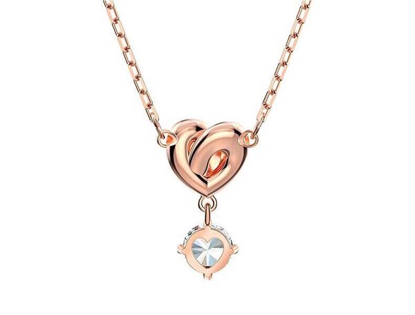 2020 swarovski female twisted love single diamond rose gold clavicle chain necklace jewelry gift, Silver
2020 swarovski female twisted love single diamond rose gold clavicle chain necklace jewelry gift, Silver