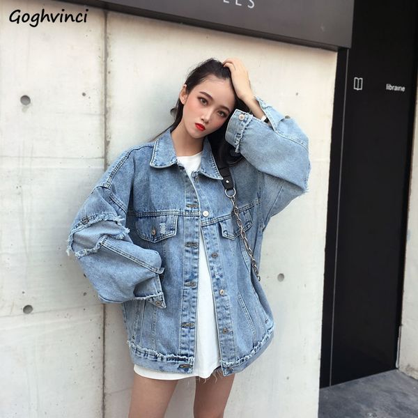 basic jackets women denim spring new fashion holes vintage fur-line loose bf jacket womens outwear all-match teens ulzzang retro, Black;brown
basic jackets women denim spring new fashion holes vintage fur-line loose bf jacket womens outwear all-match teens ulzzang retro, Black;brown