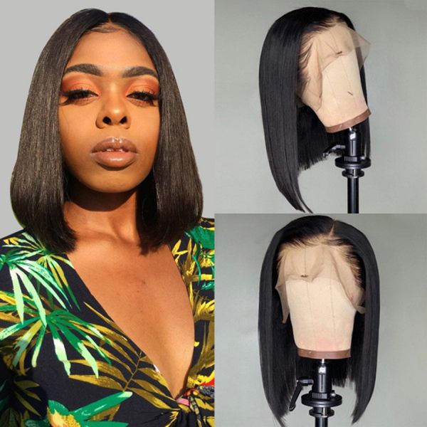 2020 silky straight bob 13x6 lace front human hair wigs with baby hair full lace wigs for black women bleached knots natrual hairline
2020 silky straight bob 13x6 lace front human hair wigs with baby hair full lace wigs for black women bleached knots natrual hairline