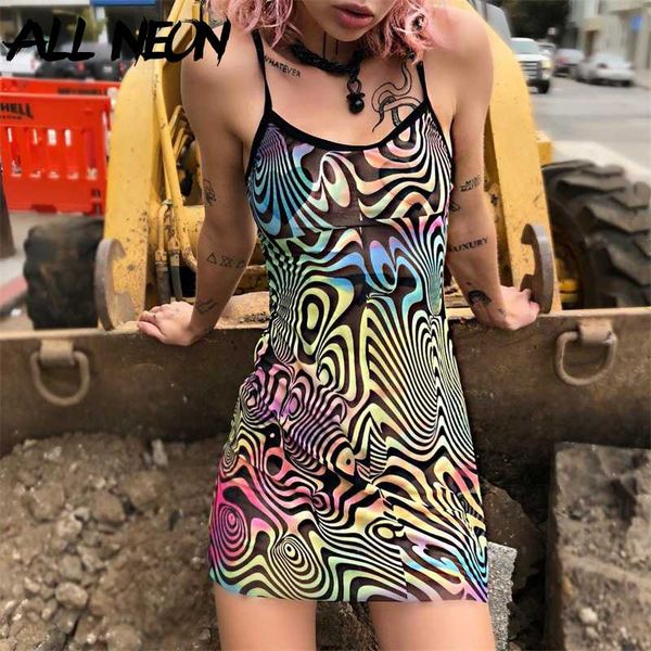 allneon mesh dresses women colorful stripes spaghetti straped sleeveless bodycon mini dresses rave outfits party vintage, Black;gray
allneon mesh dresses women colorful stripes spaghetti straped sleeveless bodycon mini dresses rave outfits party vintage, Black;gray