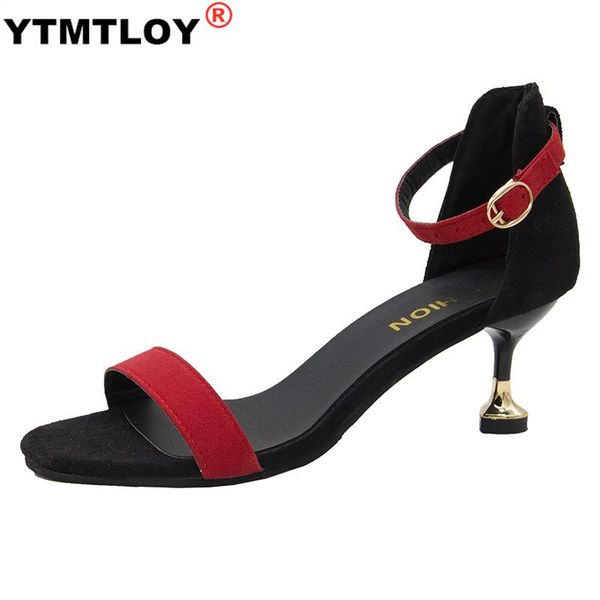 2020 new summer pumps thin heels high mixed color open toe women sandals simple high-heel lady footwear 6 cm gladiator, Black
2020 new summer pumps thin heels high mixed color open toe women sandals simple high-heel lady footwear 6 cm gladiator, Black