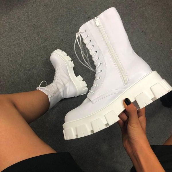 c2030 white, black, thick-bottom boots, fashionable women's boots, spring and autumn new Â
c2030 white, black, thick-bottom boots, fashionable women's boots, spring and autumn new Â