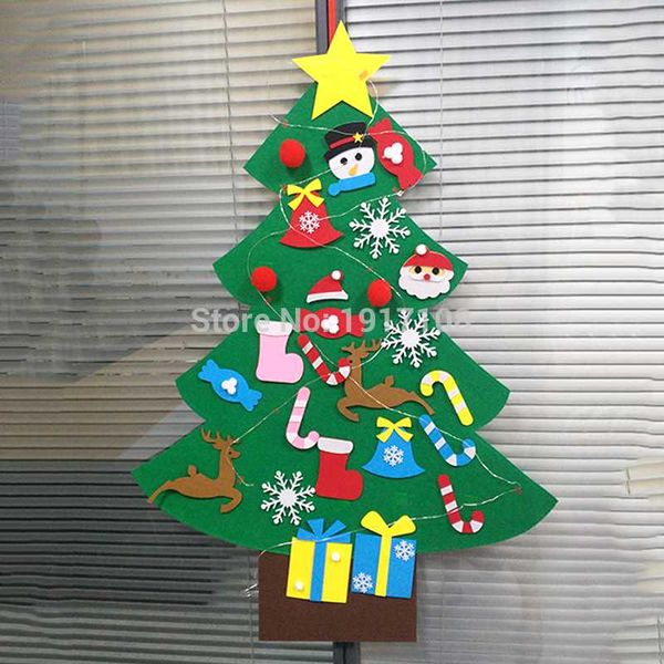 christmas decorations diy felt tree for home decoration with colorful string light gifts
christmas decorations diy felt tree for home decoration with colorful string light gifts