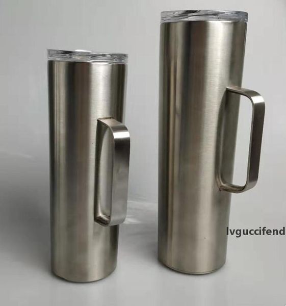 20oz skinny tumbler with handle straight tumbler stainless steel cups travel vacuum insulated cup water bottle a06
20oz skinny tumbler with handle straight tumbler stainless steel cups travel vacuum insulated cup water bottle a06