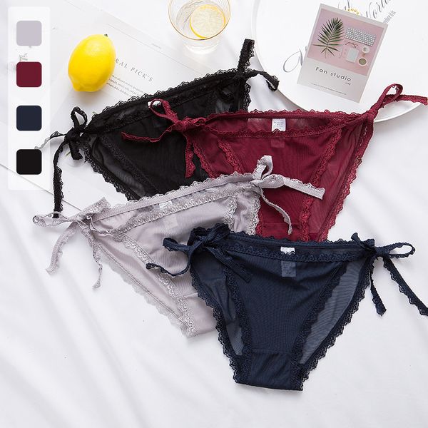 norns lace underwear female cutout lace ultra-thin transparent low waist briefs, Black;pink
norns lace underwear female cutout lace ultra-thin transparent low waist briefs, Black;pink