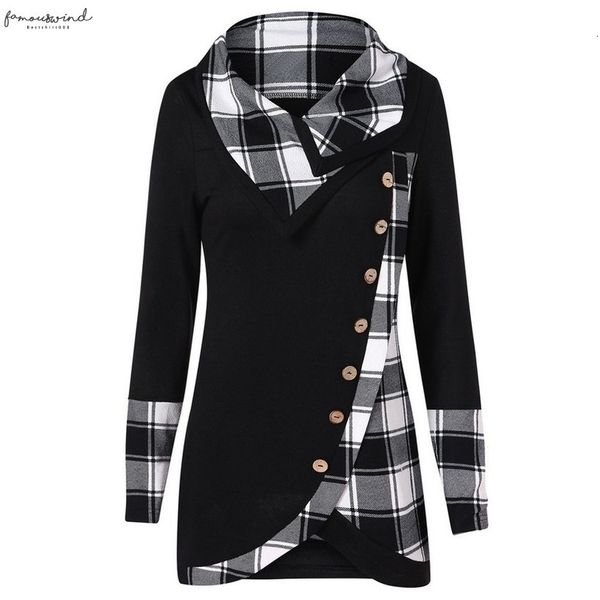 womens and blouses vintage button plaid long sleeve blouse 2020 women clothes streetwear ladies fashion clothing, White
womens and blouses vintage button plaid long sleeve blouse 2020 women clothes streetwear ladies fashion clothing, White