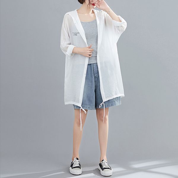 yourseason 2020 casual loose long sunscreen letter print coats summer korean hooded collar women jackets single breasted, Black;brown
yourseason 2020 casual loose long sunscreen letter print coats summer korean hooded collar women jackets single breasted, Black;brown