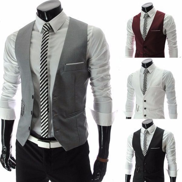 european style men's fashion suit vest business slim gentleman waiters vest men suits blazer black/white/gray suit for men
european style men's fashion suit vest business slim gentleman waiters vest men suits blazer black/white/gray suit for men