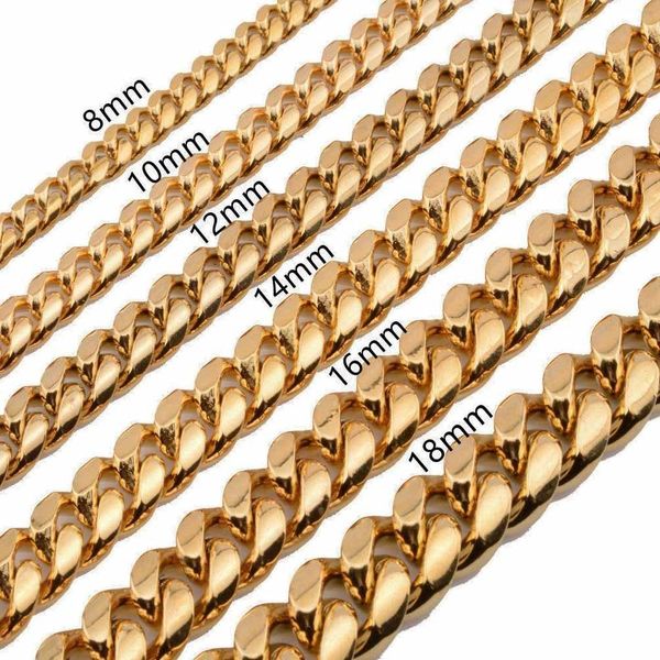news arrival 8 10 12 14 16 18mm stainless steel miami curb cuban chain necklaces casting dragon lock clasp mens rock dj jewelry j190711, Silver
news arrival 8 10 12 14 16 18mm stainless steel miami curb cuban chain necklaces casting dragon lock clasp mens rock dj jewelry j190711, Silver