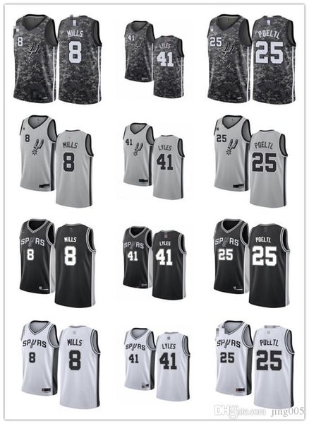 mens womens youth san antonio spurs 8 patty mills 41 trey lyles 25 jakob poeltl black white custom basketball jerseys, Black;red
mens womens youth san antonio spurs 8 patty mills 41 trey lyles 25 jakob poeltl black white custom basketball jerseys, Black;red