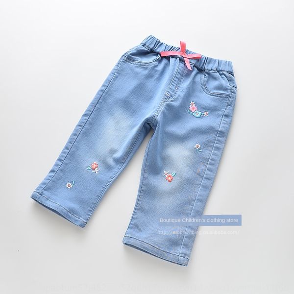 0318-20 2020 new flower and pants and jeans bow girl casual jeans pants, Blue
0318-20 2020 new flower and pants and jeans bow girl casual jeans pants, Blue