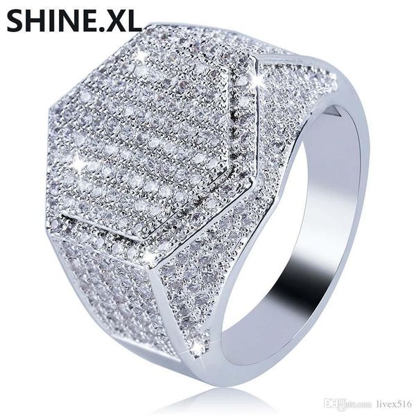 fashion men ring copper gold silver color plated full iced out zircon hexagonal ring with 7,8,9,10,11 size
fashion men ring copper gold silver color plated full iced out zircon hexagonal ring with 7,8,9,10,11 size