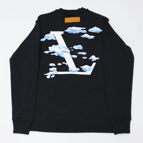 20ss sky white clouds printed sweatshirt men women couples fashion cool casual street pullover sweater long sleeve comfortable hfhlwy191, Black
20ss sky white clouds printed sweatshirt men women couples fashion cool casual street pullover sweater long sleeve comfortable hfhlwy191, Black