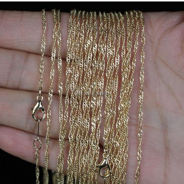 wholesale lots 10pcs/lot 2mm kc gold color water wave chain necklaces 16" 18" 20" 24" fashion jewelry necklace chains, Silver
wholesale lots 10pcs/lot 2mm kc gold color water wave chain necklaces 16" 18" 20" 24" fashion jewelry necklace chains, Silver