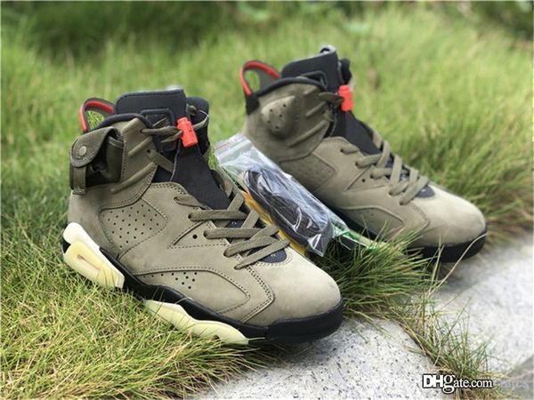 est authentic travis scott air 6 cactus jack medium olive glow in the dark army green suede 3m man basketball shoes trainers sneakers
est authentic travis scott air 6 cactus jack medium olive glow in the dark army green suede 3m man basketball shoes trainers sneakers