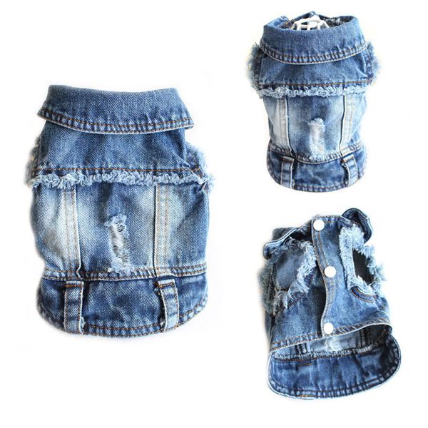 jeans pet dog vest shirts clothes summer puppy cat hole denim t-shirt casual cowboy jacket for small dogs chihuahua coat costume
jeans pet dog vest shirts clothes summer puppy cat hole denim t-shirt casual cowboy jacket for small dogs chihuahua coat costume