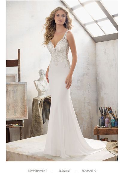 2020 summer new women forest dream thin fishtail lace white bridal dress simple tailing wedding dress, Black
2020 summer new women forest dream thin fishtail lace white bridal dress simple tailing wedding dress, Black