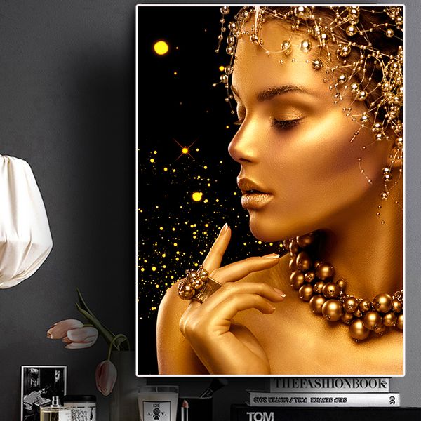 black and gold woman nude african art oil painting on canvas cuadros posters and prints wall art picture for living room
black and gold woman nude african art oil painting on canvas cuadros posters and prints wall art picture for living room