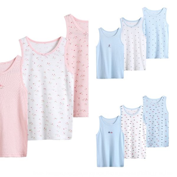 children's cotton summer three-piece boys' and girls' mesh quick-drying vest infant sleeveless vest, Blue
children's cotton summer three-piece boys' and girls' mesh quick-drying vest infant sleeveless vest, Blue
