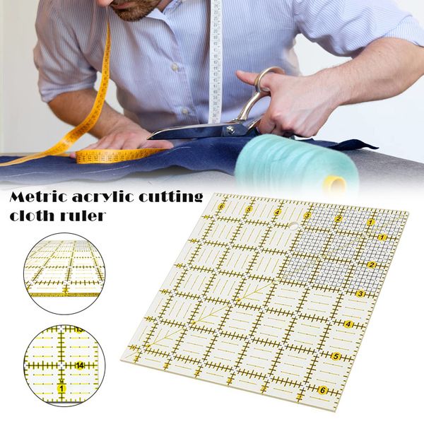 square shape grid quilting rulers clear and accurate markings acrylic sewing accessory for easy precision cutting fas6, Black
square shape grid quilting rulers clear and accurate markings acrylic sewing accessory for easy precision cutting fas6, Black