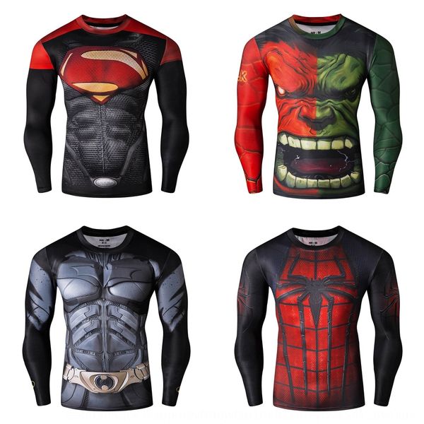 c3391 high elasticity tight avengersbasketball sweat-wicking quick-drying clothes men's sports long sleeve exercise exercise fitness ba, Black
c3391 high elasticity tight avengersbasketball sweat-wicking quick-drying clothes men's sports long sleeve exercise exercise fitness ba, Black