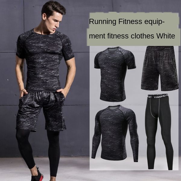 new sports suit men's summer short-sleeved quick-drying fitness suit quick-drying breathable running sportswear sportswear clothing, Black
new sports suit men's summer short-sleeved quick-drying fitness suit quick-drying breathable running sportswear sportswear clothing, Black