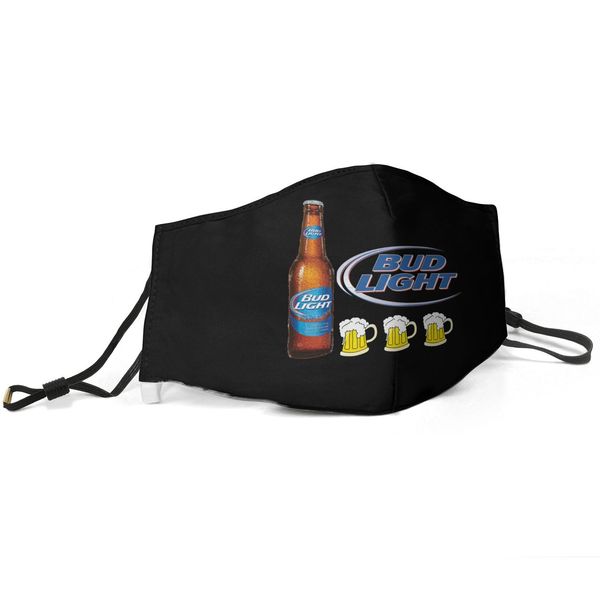 women men face mask dust mask muffle bud light beer wallpaper printed with adjustable ear hook, Silver
women men face mask dust mask muffle bud light beer wallpaper printed with adjustable ear hook, Silver