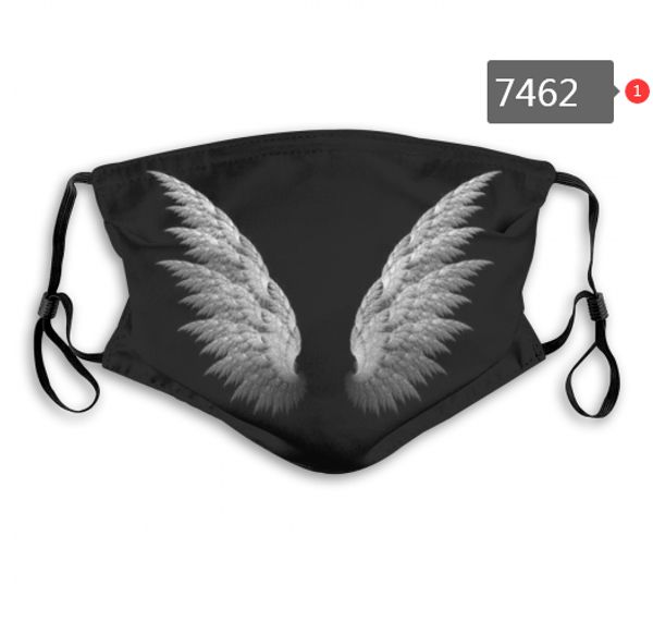 2020 новый 5 слой защитной маски мальчик мода модель известный дизайнер мультфильм алфавит череп дракона печать пыле мужчины и женщины маска