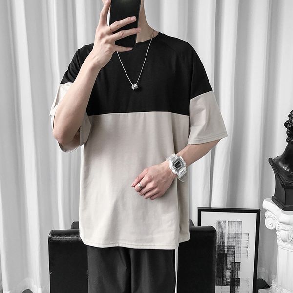 men's t-shirts fashion patchwork hit color t-shirt all-match individuality novelty hong kong style casual clothes funny brief teens str, White;black
men's t-shirts fashion patchwork hit color t-shirt all-match individuality novelty hong kong style casual clothes funny brief teens str, White;black