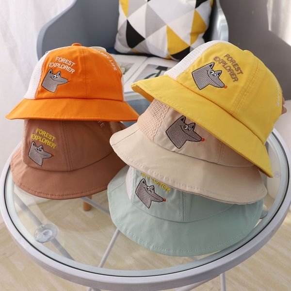 little fox net new cap baby cap children's embroidered baby hat sun-proof sun-shading children's hat mz9209, Blue;gray
little fox net new cap baby cap children's embroidered baby hat sun-proof sun-shading children's hat mz9209, Blue;gray