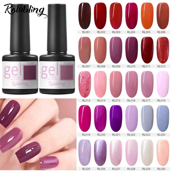 rolabling 65 colors nail gel polish nail art vernis semi permanant uv primer manicure 7.5ml base coat gel lacquer, Red;pink
rolabling 65 colors nail gel polish nail art vernis semi permanant uv primer manicure 7.5ml base coat gel lacquer, Red;pink