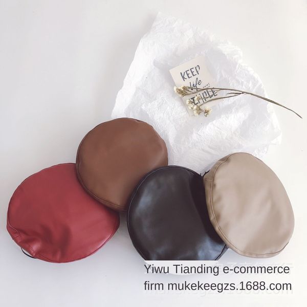 tianding internet celebrity style children's flat pu navy hat fashionable baby solid color beret beret fashion hat, Blue;gray
tianding internet celebrity style children's flat pu navy hat fashionable baby solid color beret beret fashion hat, Blue;gray