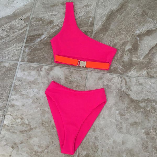 swimwear women bikinis 2020 new arrival rose red bikini buckle high waist swimsuit one the shoulder brazilian biquini, White;black
swimwear women bikinis 2020 new arrival rose red bikini buckle high waist swimsuit one the shoulder brazilian biquini, White;black