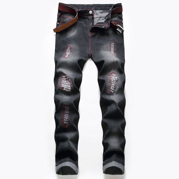 mens jeans hip hop pants stylist jeans distressed ripped biker jean slim fit motorcycle denim jeans size 28-40, Blue
mens jeans hip hop pants stylist jeans distressed ripped biker jean slim fit motorcycle denim jeans size 28-40, Blue