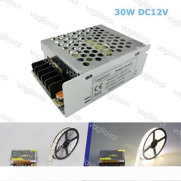 lighting transformers dc12v 30w aluminum silvery lighting accessories 110v-240v for 3528 5050 5730 strip light dhl
lighting transformers dc12v 30w aluminum silvery lighting accessories 110v-240v for 3528 5050 5730 strip light dhl
