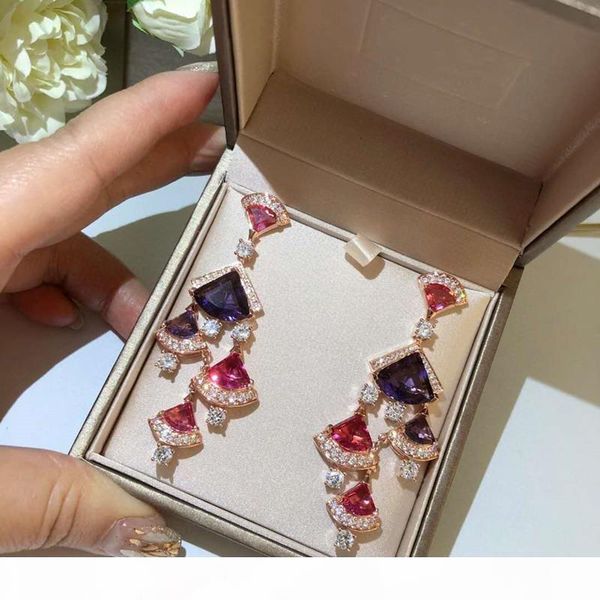 европа и америка новые популярные женщины earrrings розовое золото гальваническим cz серьги для женщин для партии свадьбы, Golden;silver 
европа и америка новые популярные женщины earrrings розовое золото гальваническим cz серьги для женщин для партии свадьбы, Golden;silver