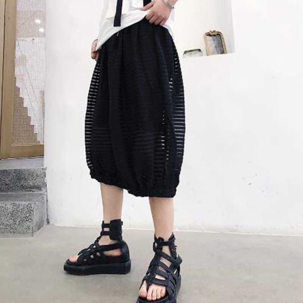 men's pants men summer mesh stripe splice loose casual wide leg male punk gothic hip hop streetwear black harem trousers joggers
men's pants men summer mesh stripe splice loose casual wide leg male punk gothic hip hop streetwear black harem trousers joggers
