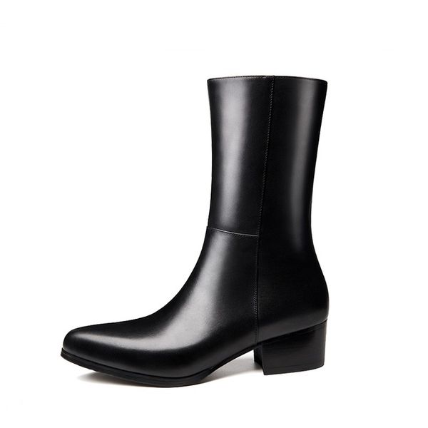 autumn genuine leather 2020 fleece warm mid-calf luxury men dress boots pointed toe black winter shoes botas hombre
autumn genuine leather 2020 fleece warm mid-calf luxury men dress boots pointed toe black winter shoes botas hombre