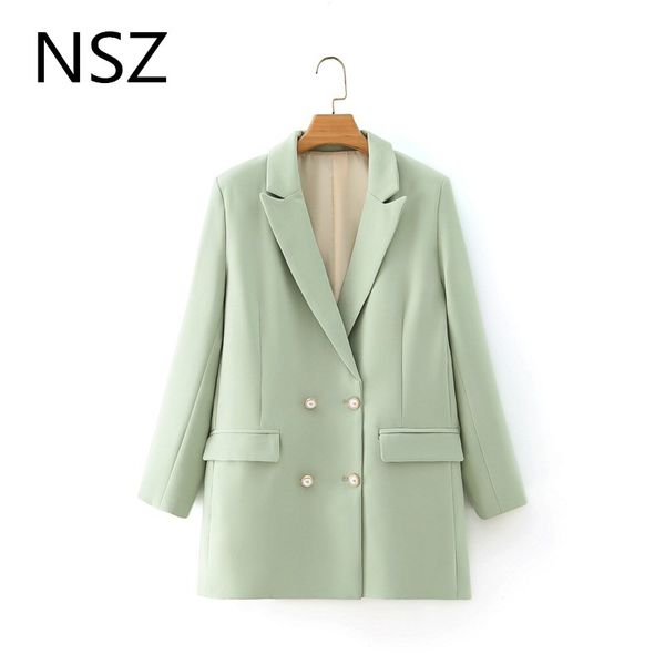 women's suits & blazers nsz women boyfriend style oversized blazer double breasted elegant office ladies suit jacket formal coat work o, White;black
women's suits & blazers nsz women boyfriend style oversized blazer double breasted elegant office ladies suit jacket formal coat work o, White;black
